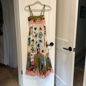 Alemais evergreen sundress size 0 (USA)